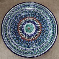 Ляган-тарелка ручной росписи, 45 см