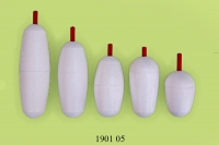 Поплавки для удочки с пластмассовой антенкой в наборе. 5шт.