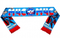 Шарф шёлковый "МЧС Супермен"